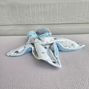 Carters Just One You Sea Turtle Security Blanket Lovey 68053 Target White Grey